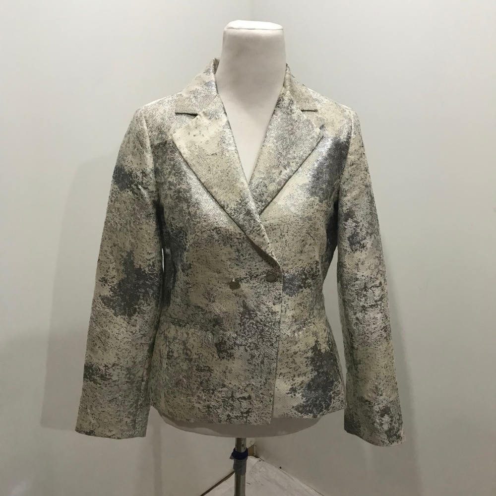 CAbi Chalet Metallic Jacket Size 6 Style 657 - Picture 2 of 8